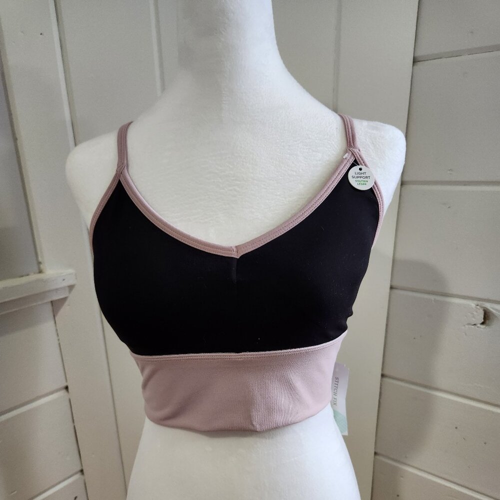 Gaiam colorblock sports bra NWT